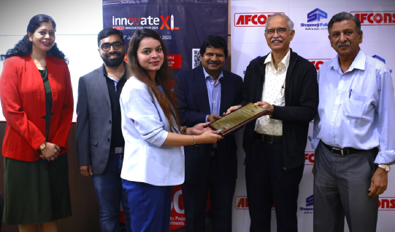 Bentley Systems team receives Afcons Infrastructure Limited’s Innovation Partner of the Year 2025 during Afcons’ Innovation Partners 2025 Felicitation Ceremony in Mumbai, India. (Image courtesy of Bentley Systems)