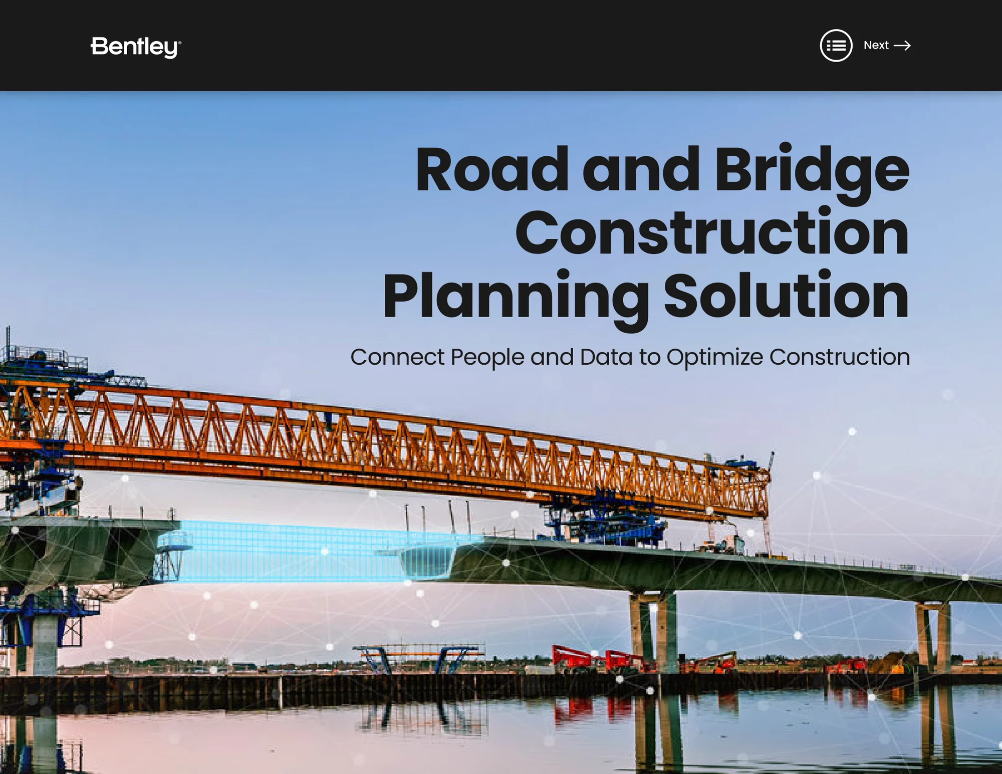 Road & Bridge Construction Planning Solution Overview
